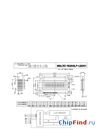 Datasheet MDLS-16265LP-LED01 manufacturer Varitronix