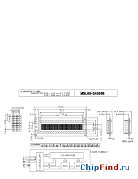 Datasheet MDLS-24265B manufacturer Varitronix