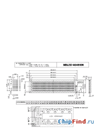 Datasheet MDLS-404610N manufacturer Varitronix