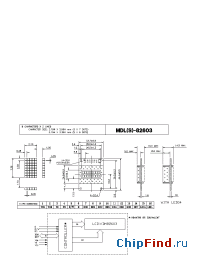 Datasheet MDLS-82603 manufacturer Varitronix