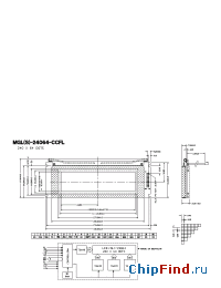 Datasheet MGLS-24064-CCFL manufacturer Varitronix