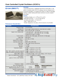 Datasheet EX-240-CAD-308F-10.000 manufacturer Vectron