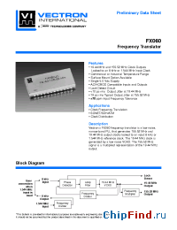 Datasheet FX060JL manufacturer Vectron