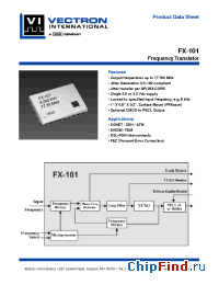 Datasheet FX-101-DFF-A2P2 manufacturer Vectron