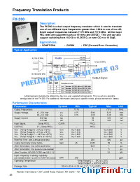 Datasheet FX-200 manufacturer Vectron