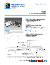 Datasheet FX-700-KAC-HNJ manufacturer Vectron