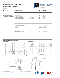 Datasheet MQF21.4-1200-16 manufacturer Vectron