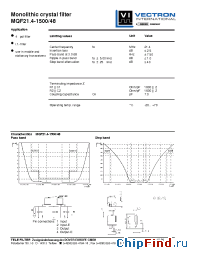 Datasheet MQF21.4-1500-48 manufacturer Vectron