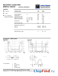 Datasheet MQF9.0-1200-04 manufacturer Vectron