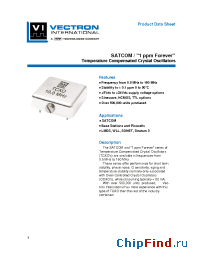 Datasheet RCS5HYC manufacturer Vectron