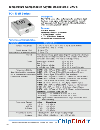 Datasheet TC-140-BAB-4PMA manufacturer Vectron