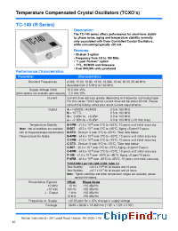 Datasheet TC-140-BAF-106F manufacturer Vectron