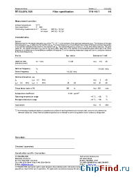 Datasheet TFS110T manufacturer Vectron