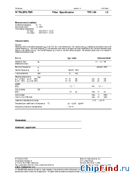 Datasheet TFS156 manufacturer Vectron