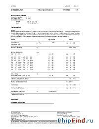 Datasheet TFS170L manufacturer Vectron