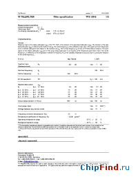 Datasheet TFS199E manufacturer Vectron