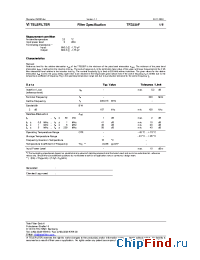 Datasheet TFS220F manufacturer Vectron