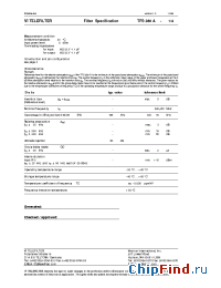 Datasheet TFS280A manufacturer Vectron