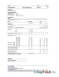 Datasheet TFS36F manufacturer Vectron