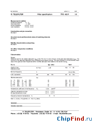 Datasheet TFS433F manufacturer Vectron