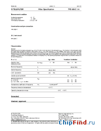 Datasheet TFS456C manufacturer Vectron