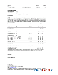 Datasheet TFS70H28 manufacturer Vectron