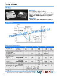 Datasheet TM-055-CBF-A manufacturer Vectron