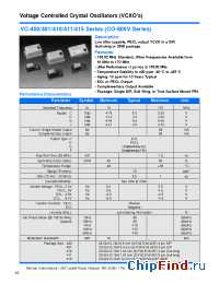 Datasheet VC-400-GCD-405H производства Vectron