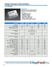 Datasheet VC-490-DAD-205A manufacturer Vectron