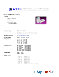 Datasheet VCA1-E5E производства Vectron