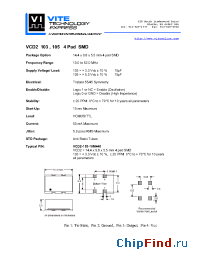 Datasheet VCD2-103 manufacturer Vectron