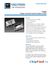 Datasheet VCLHCD manufacturer Vectron