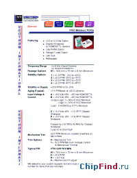 Datasheet VTA1-1C0 manufacturer Vectron