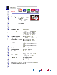 Datasheet VTB2 manufacturer Vectron