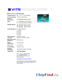 Datasheet VXC3-1B4 manufacturer Vectron