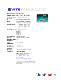 Datasheet VXC3-3F3 производства Vectron
