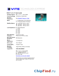 Datasheet VXC4-3F0 производства Vectron