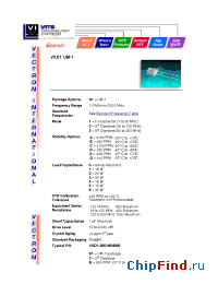 Datasheet VXD1-1C5 manufacturer Vectron