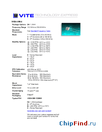 Datasheet VXD4-3B0 производства Vectron
