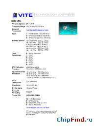 Datasheet VXD4-3E4 manufacturer Vectron