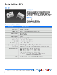 Datasheet XO-400-CFF-G manufacturer Vectron