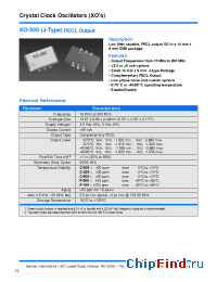 Datasheet XO-500-CFC-325N manufacturer Vectron