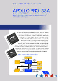 Datasheet APOLLOPRO133A manufacturer VIA
