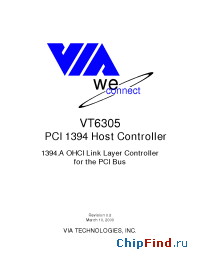 Datasheet VT6305 производства VIA