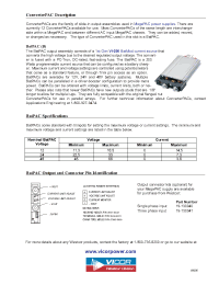 Datasheet 19-130040 manufacturer Vicor