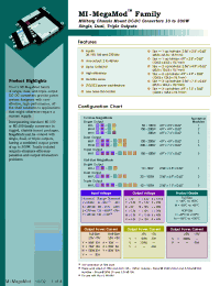 Datasheet MI-P20-IYW manufacturer Vicor