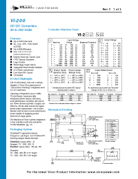 Datasheet VI-26FMW manufacturer Vicor