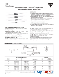 Datasheet 150D187X9010S2 manufacturer Vishay