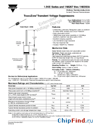 Datasheet 1.5KE110A manufacturer Vishay