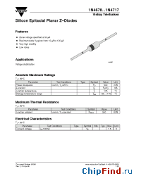 Datasheet 1N4682 manufacturer Vishay